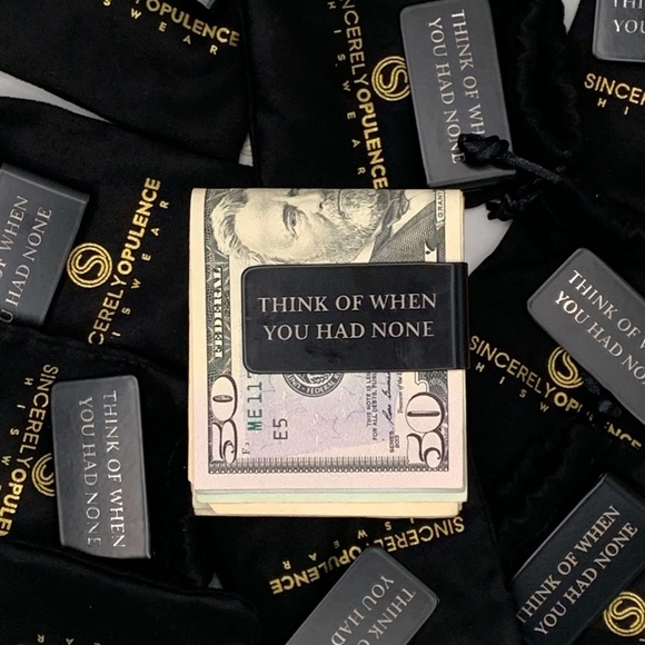 "Think Of When..." Money Clip - Picture 1 of 4